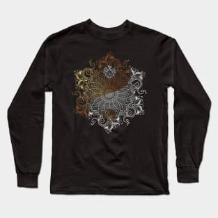 Mandala - Yang Fire & Ice Long Sleeve T-Shirt